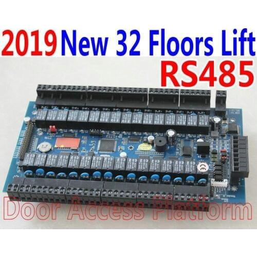 2019 New 32 Floors Office Building 485 Lift Controller Panel,Elevator PCB Board with RS485 1200Meters Communication Distance max