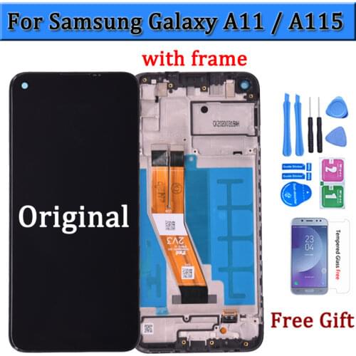 Original For Samsung Galaxy A11 A115 LCD display With Touch Screen Assembly For Samsung SM-A115F/DS lcd screen Replacement