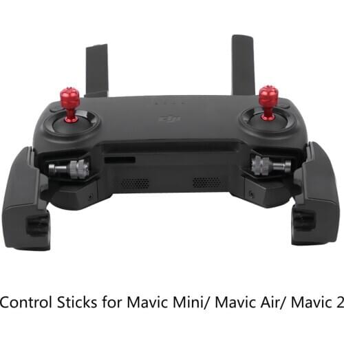 1Pair Alluminum Joystick for Mavic Air/ Mavic Mini/ Mavic 2 Remote Control Thumb Rocker Original Control Stick Storage Accessory