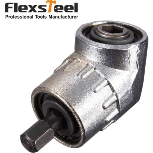 105 Degree 1/4" 6mm Adjustable Turning Hex Bit Holder Angle Extension Driver Magnetic Screwdriver Socket Holder Adaptor