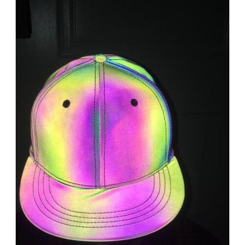Reflective Baseball Cap Hat for Men Women Czapka Z Daszkiem Casquettes Gorra Beisbol Meska Night Run Fishing Trend 2021 Full