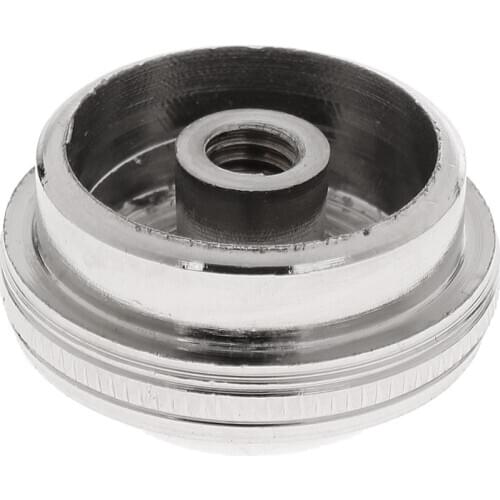 Tooyful Aluminium Flute Piccolo Head Crown Headjoint Screw Cap Piccolo Repair Parts Woodwind Instrument Accessory