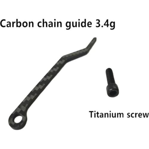 Carbon chain guide chain anti-drop device road bike chain guide