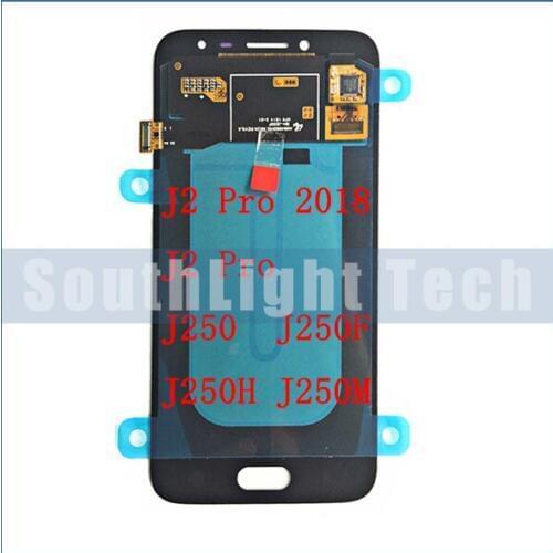 Grade AAA+++ Super Amoled for Samsung Galaxy J250 J250F J250H J250M J2 Pro 2018 LCD Touch Screen Digitizer