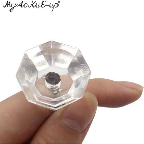 1pcs Glue Crystal Ring Individual Eyelash Extension Professional Glue Holder Eye Lash Adhesive Stand Pallet Beauty Makeup Tools