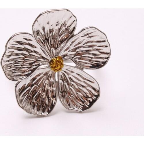 10pcs/lot Wedding simple plum napkin 5 petals lucky flower napkin ring