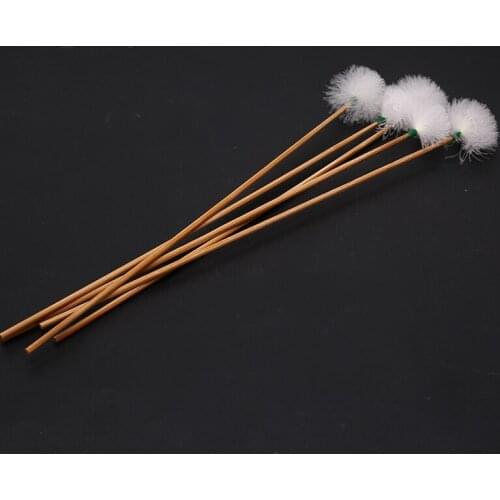 5Pcs Ganzenveren Earpick Wax Remover Curette Volwassen Bamboe Handvat Oor Dig Gereedschap Lepel Cleaner Stok Gezondheidszorg New