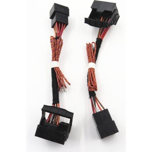 2 Pcs Canbus Adapter Converter Cable Bus of RCD510 CD Player, Suitable for Passat B6 Golf MK5 MK6 Beetle Polo Scirocco Tiguan CC