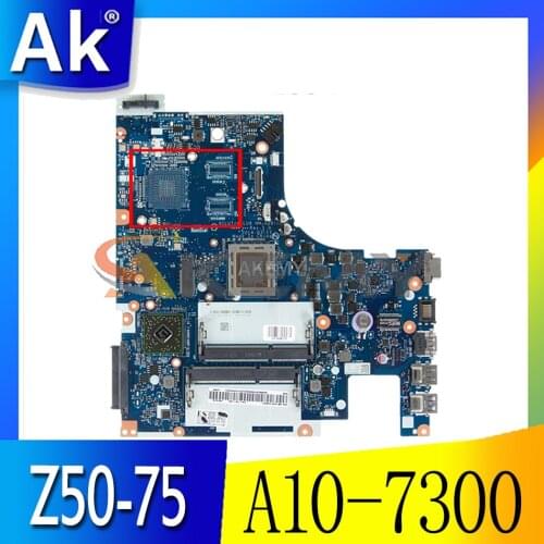 Akemy ACLU7/ACLU8 NM-A291 Motherboard For Lenovo Z50-75 G50-75M Laptop Motherboard CPU A10-7300 DDR3 100% Test
