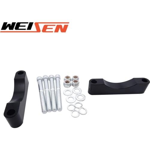 For Harley 2014-2021 Touring FLH FLT Motorcycle Accessories Black 21" Wrap 5.5" Wide Front Fender Spacers Mount Kit