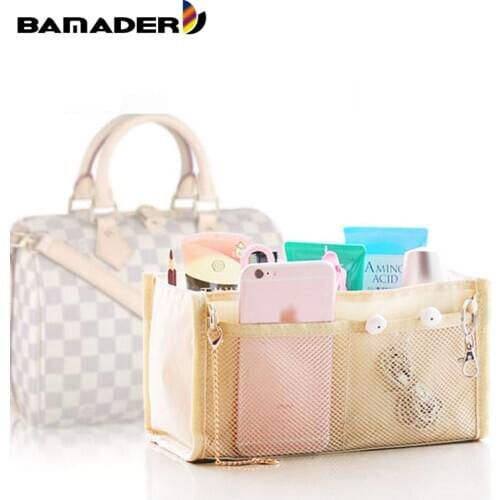 BAMADER Make Up Organizer Insert Bag For Handbag Multi-Functional Travel Cosmetic Bag Liner Bag For Women Handbag Fit SPEEDY 30