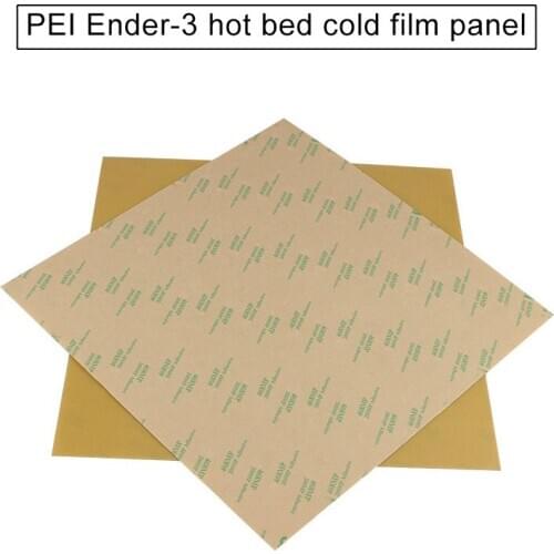 235 x 235mm Base Build Surface PEI 0.2mm Thickness with Adhesive for Ender-3 GDeals