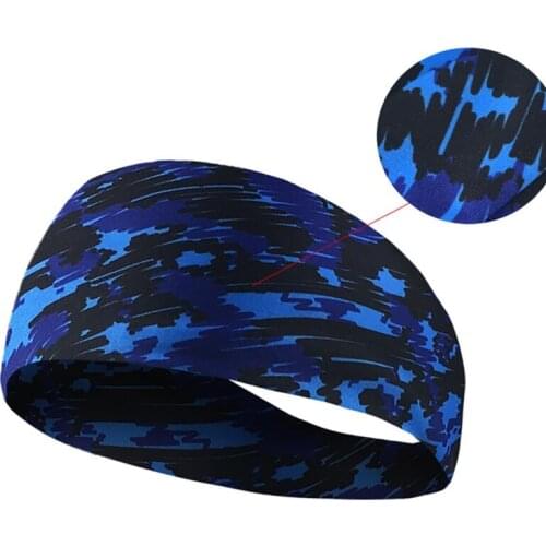 Running Fitness Yoga Headband Antiperspirant Stretch Hairband Elastic Sweatband For Men Women