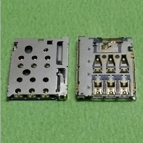 SIM Card Reader Holder For Blackberry Windermere Passport Q30 Sony Xperia C4 Dual E5363 E5306 E5333 Tray Connector Socket
