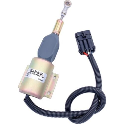 Excavator engine parts 3990771 SA-4931-24 3990770 SA-4931-12 stop solenoid