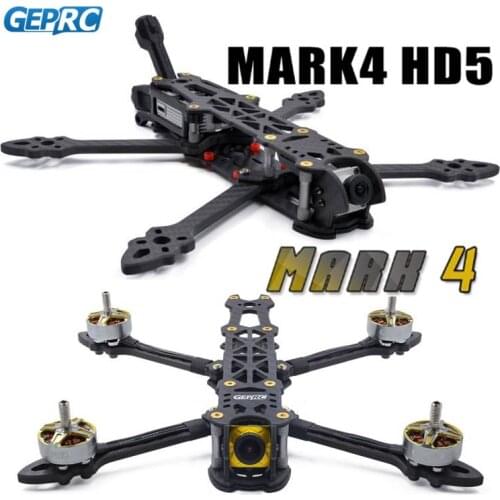 GEPRC Mark4 Mark 4 HD5 HD7 DJI FPV Freestyle Frame Kit 5''/6''/7'' Quadcopter Frame 5mm Arm with 30.5*30.5/20*20mm mounting RC
