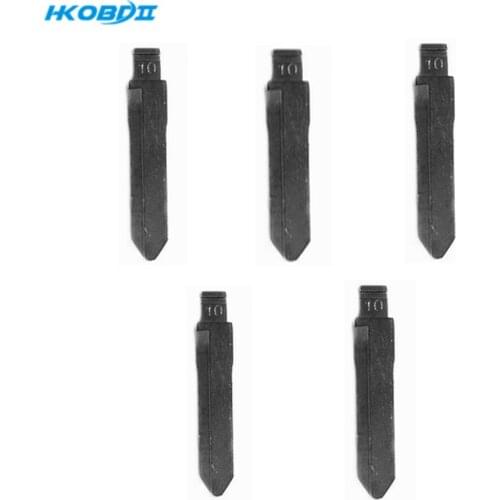 HKOBDII #10 for Suzuki Alto Metal Blank Uncut Flip KD Remote for KD Blade for Xhorse Blade for JMD Blade Key Blade
