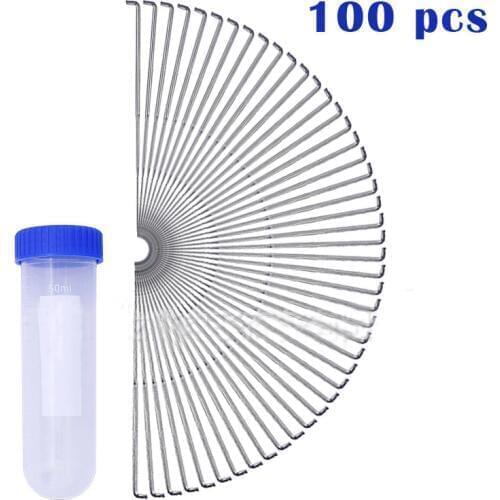 100Pcs Portable Felt Craft DIY Needle Handmade Felting Sewing Needle Bottle set