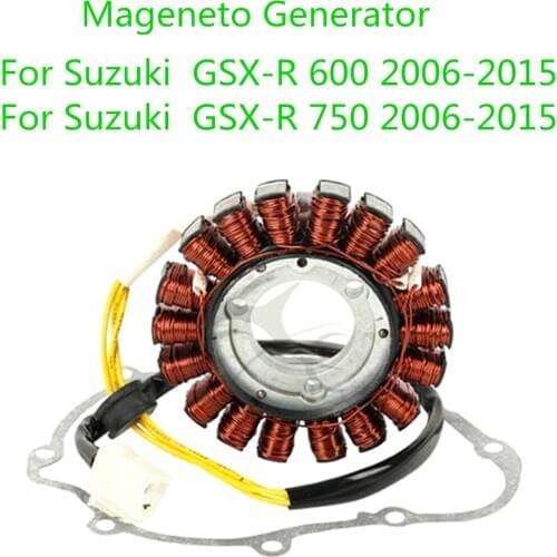 Motorcycle Stator Coil & Gasket For Suzuki GSXR600 750 GSXR 600 06-15 2006-2015 Mageneto Generator
