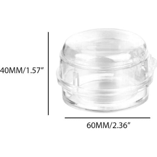 28EC Kids Baby Gas Stove Switch Cover Locks Child Proof Oven Cooker Knob Transparent Sleeve Children Safety Care Home Kitchen