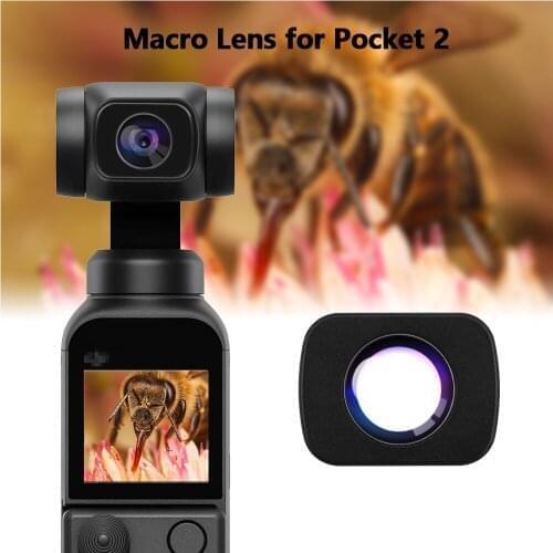Magnetic Macro Lens for DJI Osmo Pocket 2 Portable Optical Glass Camera Lens Magnetic Camera Lens Handheld Gimbal Accessory