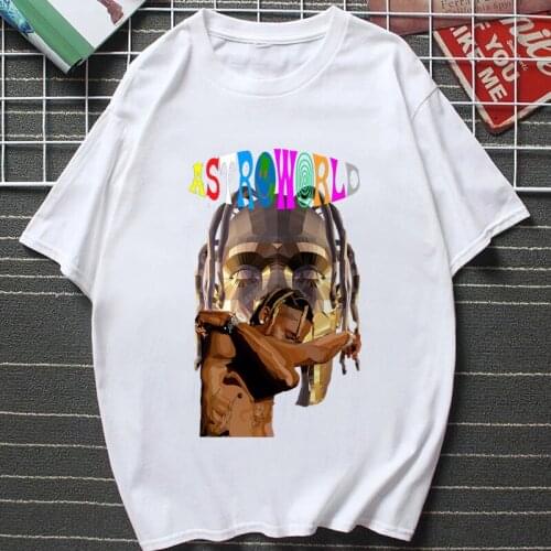Funny Creative Design Travis Scott Fashion Men T-Shirts Astroworld Letters Graphic T Shirts Male Summer Unique Hipster Tee
