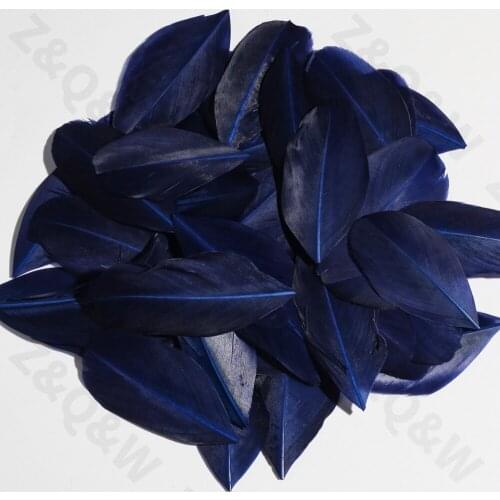 Natural 5-10CM goose feather floating head dyed navy blue 100 to 1000 PCS DIY jewelry dream catcher birthday gift accessories