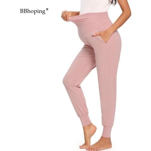 Maternity Clothes Pregnancy Pants Womens Maternity Super Stretch Secret Fit Belly Ankle Skinny Work Casual Comfortable Pant