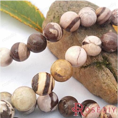 Wholesale Diameter 10mm Round Natural Stone Beads Diy Jewelry Findings Accessories Roughly 35 pieces(JM6734)