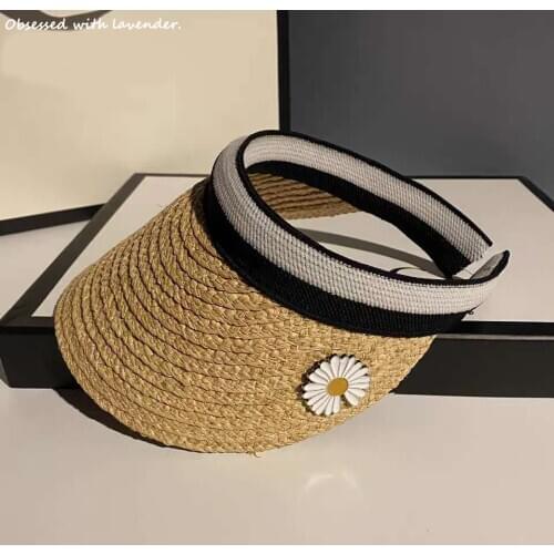 Empty top hat womens summer sun visor Hat Hat Hat Joker fashion Japanese Hat