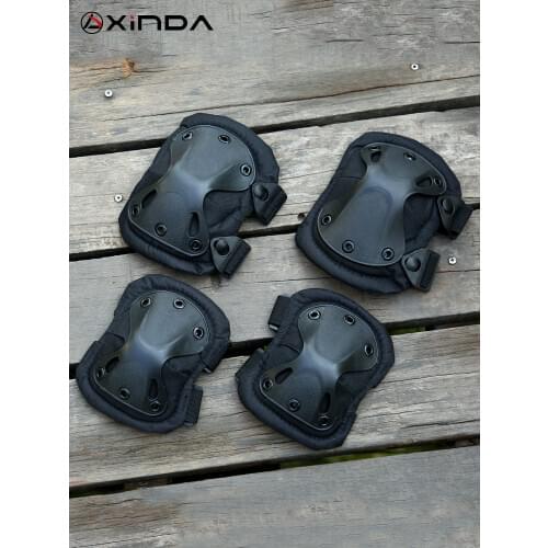 Xinda Tactical KneePad Elbow Knee Pad Protector Army Airsoft Outdoor Sport Skating Cycling Riding Safety Gear Kneecap Pads