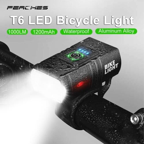 LED Bicycle Lights Set USB Rearchargeable Bike Front Rear Light MTB Headlight Taillight Cycling Flashlight Lantern