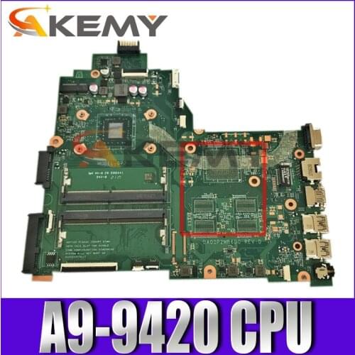 925544-001 925544-501 925544-601 DA00P2MB6D0 Mainboard For HP 14-BW 14Z-BW 245 G6 Laptop motherboard W/ A9-9420 100% Fully Test