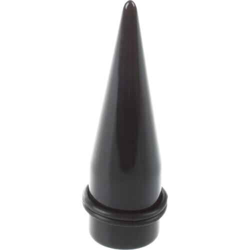 Acrylic Ear Expander Cone rod pluggable expansion 18mm - Black
