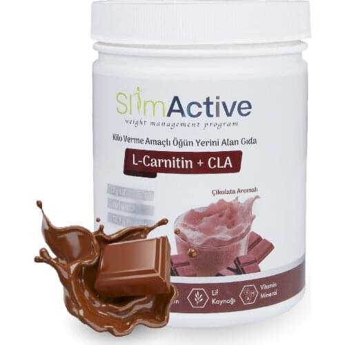 Slim Active Formula 1 Healthy Meal Nutritional COCOA 420g Milk Protein L-Carnitin CLA Prebiotic Stevia Diet
