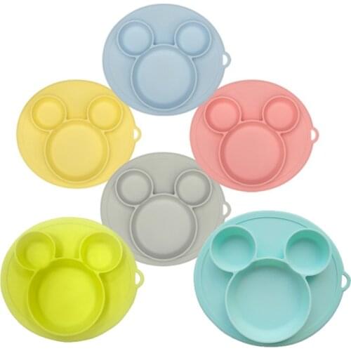 Baby silicone plate Kids Bowl Plates baby feeding silicone bowl baby silica gel dishes kids tableware