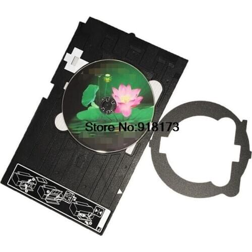 Inkjet print printable disk tray for epson R330 R260 R265 RX590 RX680 R270 R280 R285 R290 R380 R390 T50 T60 A50 P50 L800 L801