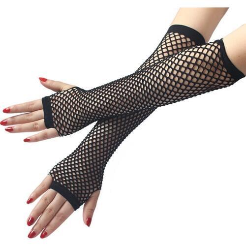 Erotic Lingerie For Women Hollow Out Mesh Sexy Long Gloves Fetish BDSM Bondage Sex Products Role Play Queen Bride Sexy Costumes