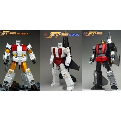 Transformation Toys Fanstoys FT30ABC Silverbolt Skydive AirRaid 3 Members Of Superion