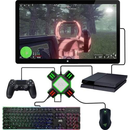 For PS4 Keyboard Mouse Adapter Gamepad Controller Converter For PS3 For Xbox One For Nintendo Switch FPS Game Accessories