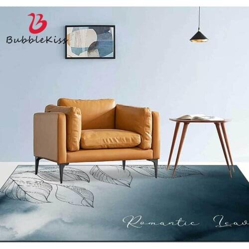 Bubble Kiss Nordic Style Carpet for Home Living Room Abstract Grey Blue Ink Pattern Bedroom Rug Customized Balcony Decor Mats