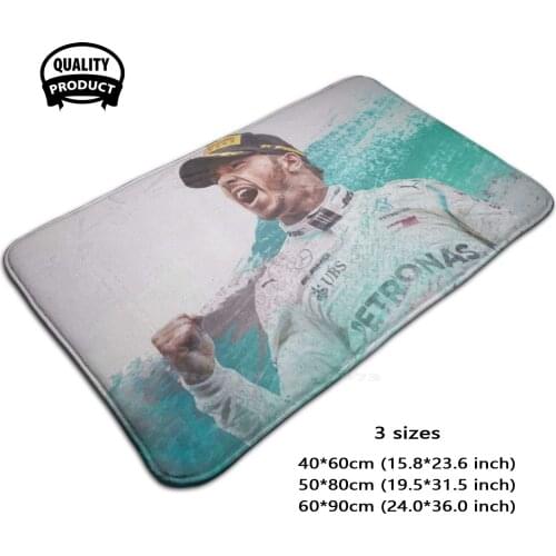 Lewis 44 - 2020 Soft Foot Pad Room Goods Rug Carpet Lewis World Still I Rise 44 Team Formula Formula Car 2020 Car F 1 Car