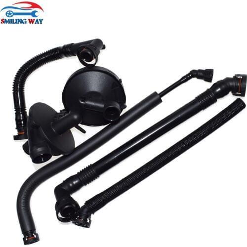 SMILING WAY# PCV Oil Separator Crankcase Vent Valve & Hose For BMW 520i 523i 525i 528i 530i 320i 323i 325i 328i 330i X3 X5 Z3