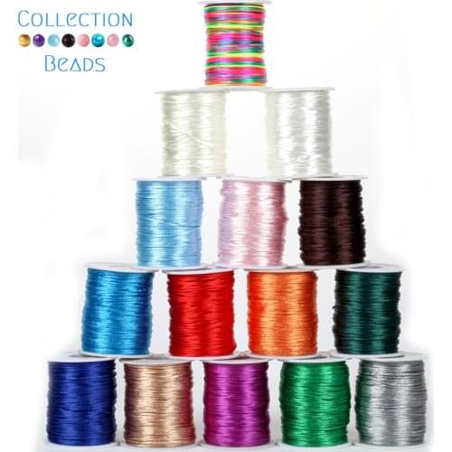 Nylon Cord Thread Chinese Knot Macrame Rope Bracelet Braided String DIY Tassels Beading String Thread 90 Meters/Lot 1.5mm