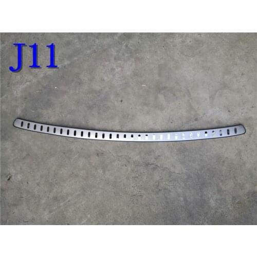 Car styling for Nissan Qashqai J11 2016-2020 stainless steel Ultra thin Rear Bumper Protector Sill Trunk Tread Plate Trim