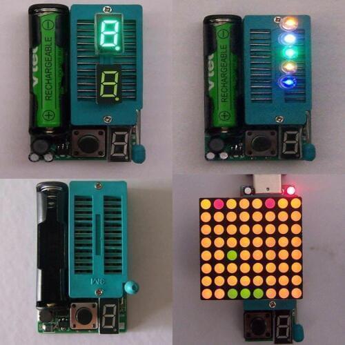 IC Tester Detect ntegrated Circuit Tester Optocoupler test Meter LM339 / LED Tester USB TEST 74HC 74LS CD4000 HEF400 4500 54