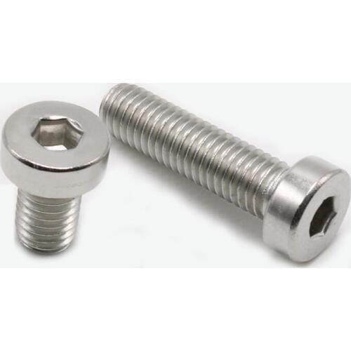 2pcs M12 stainless steel cup head screw hexagon socket screws furniture decoration bolt 40mm-60mm length