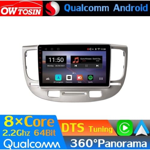Qualcomm 8Core Android Car Multimedia For Kia RIO 2 RIO2 JB 2005-2011 GPS DTS HIFI 4G 360 Camera Radio CarPlay Optical HDMI WiFi