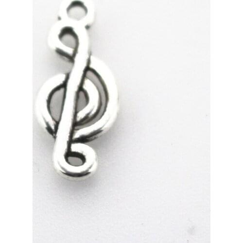50pcs/lot Symbol Of Music Note Charms Dangle Hanging Charm DIY Jewelry Accessories Charms