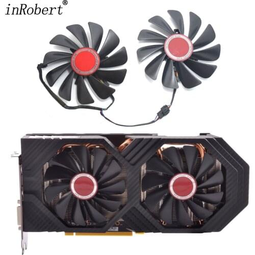 95MM CF1010U12S DC 12V 4Pin Cooler Fan Replace For XFX Radeon RX 570 580 590 4G Vega 56 64 RX580 FDC10U12S9-C Graphics Card Fans